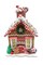 Christmas Gingerbread Candy House. Wizardi Festive Decoration F07-N2-21-KA605A